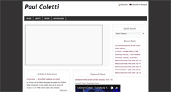 Desktop Screenshot of coletti.co.uk